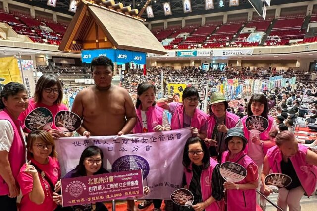 世華日本分會30位姐妹齊聚兩國國技館 體驗日本國技相撲　為全國少年選手加油喝采